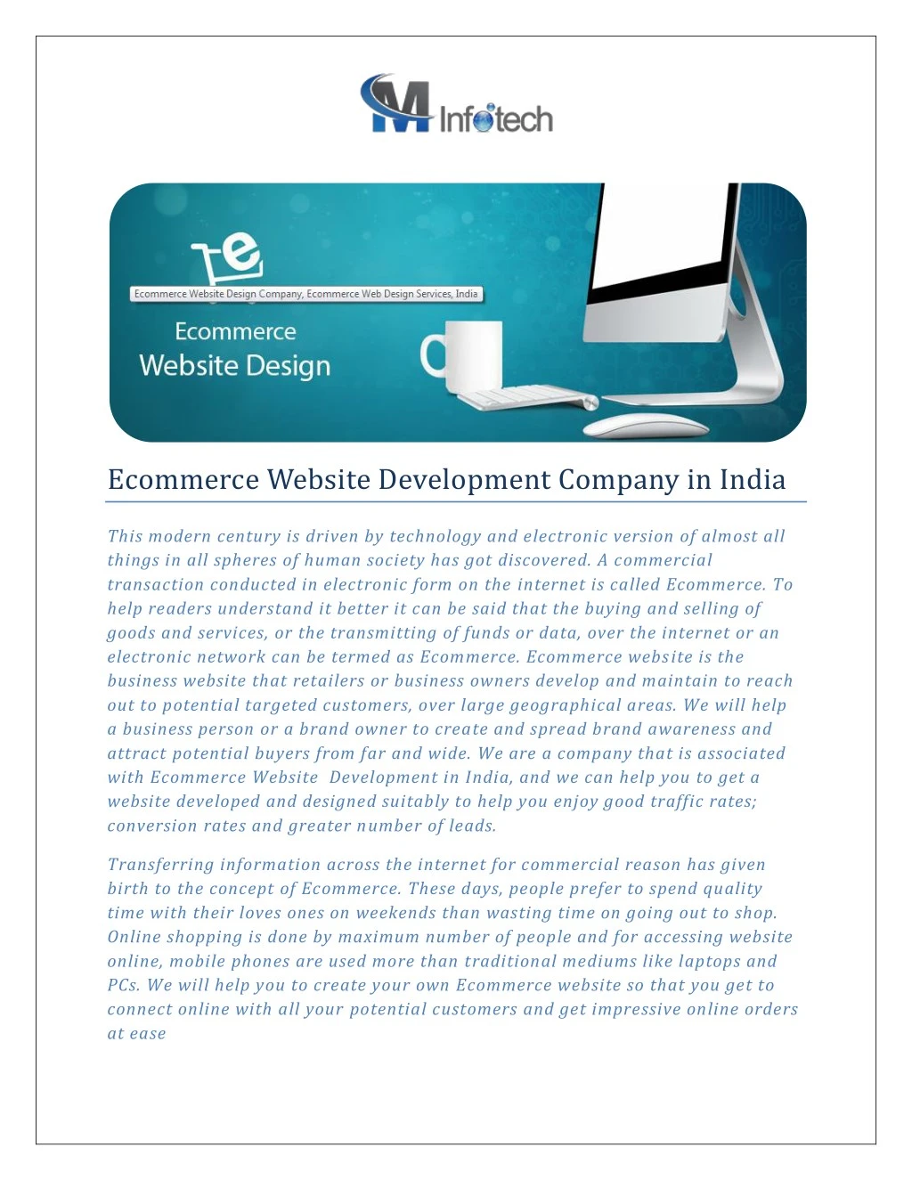 Ppt Ecommerce Website Development Services Powerpoint Presentation