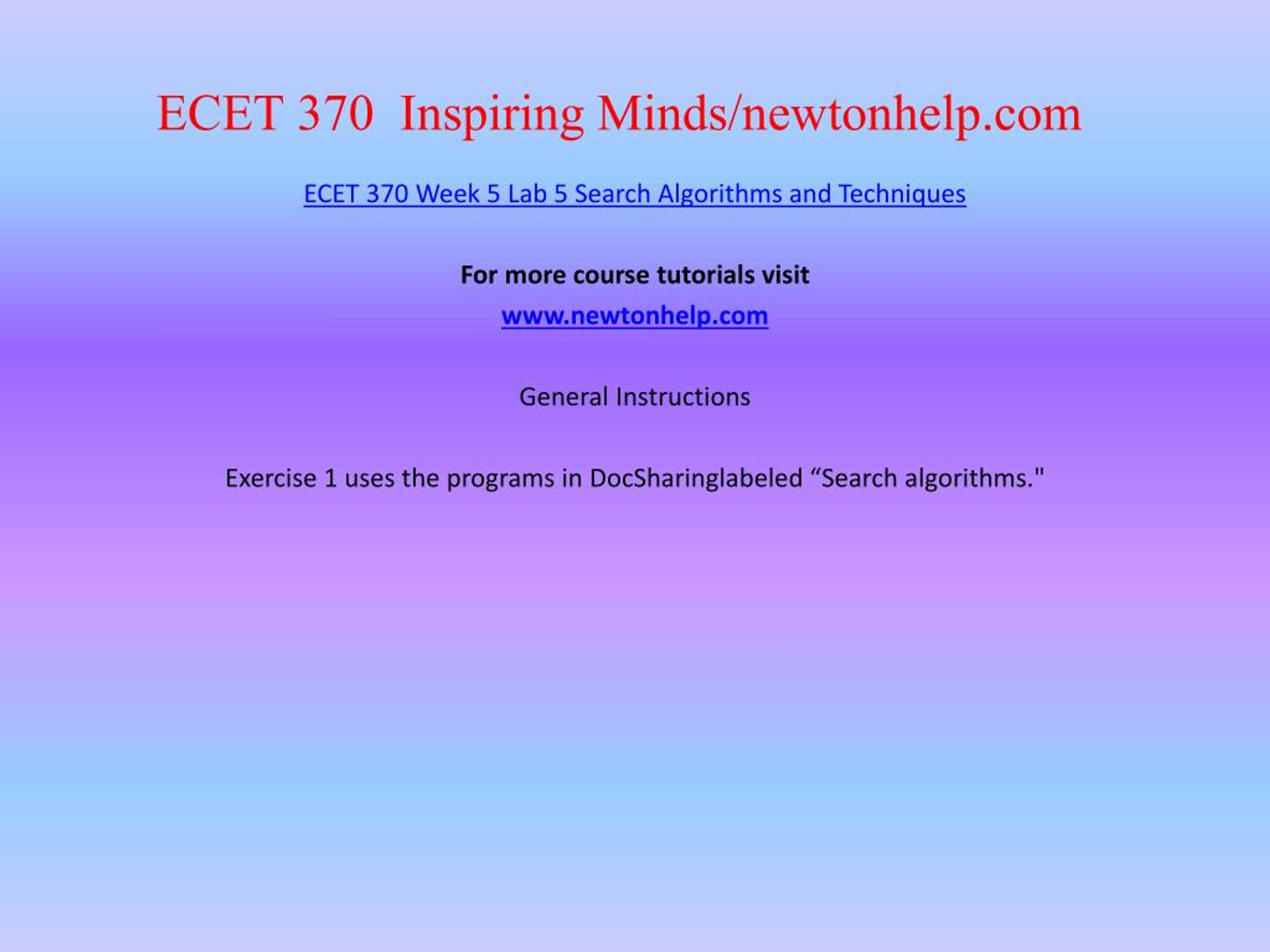 Ppt Ecet Inspiring Minds Newtonhelp Powerpoint Presentation