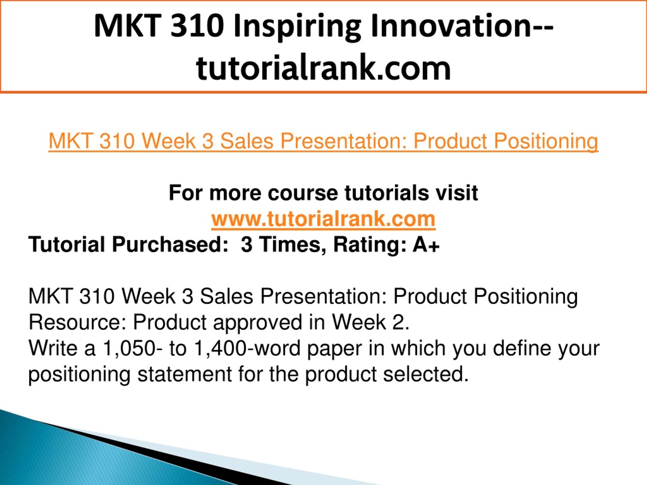 Ppt Mkt Inspiring Innovation Tutorialrank Powerpoint