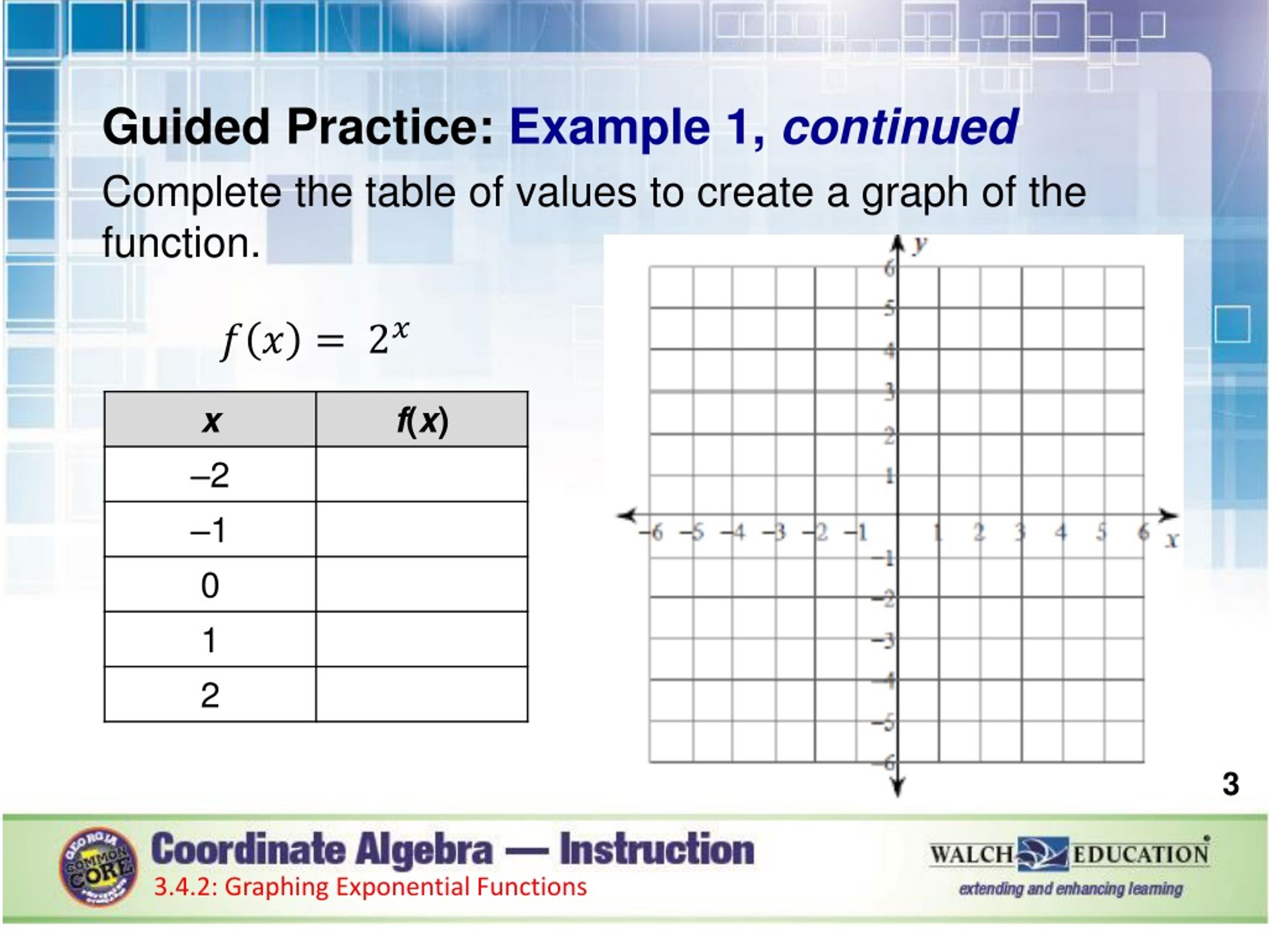 Ppt Lesson B Graphing Identifying Key Features Of Exponential