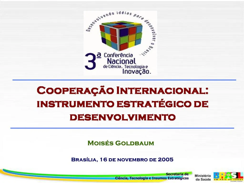 Ppt Coopera O Internacional Instrumento Estrat Gico De