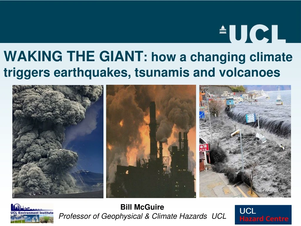 Ppt Waking The Giant How A Changing Climate Triggers Earthquakes