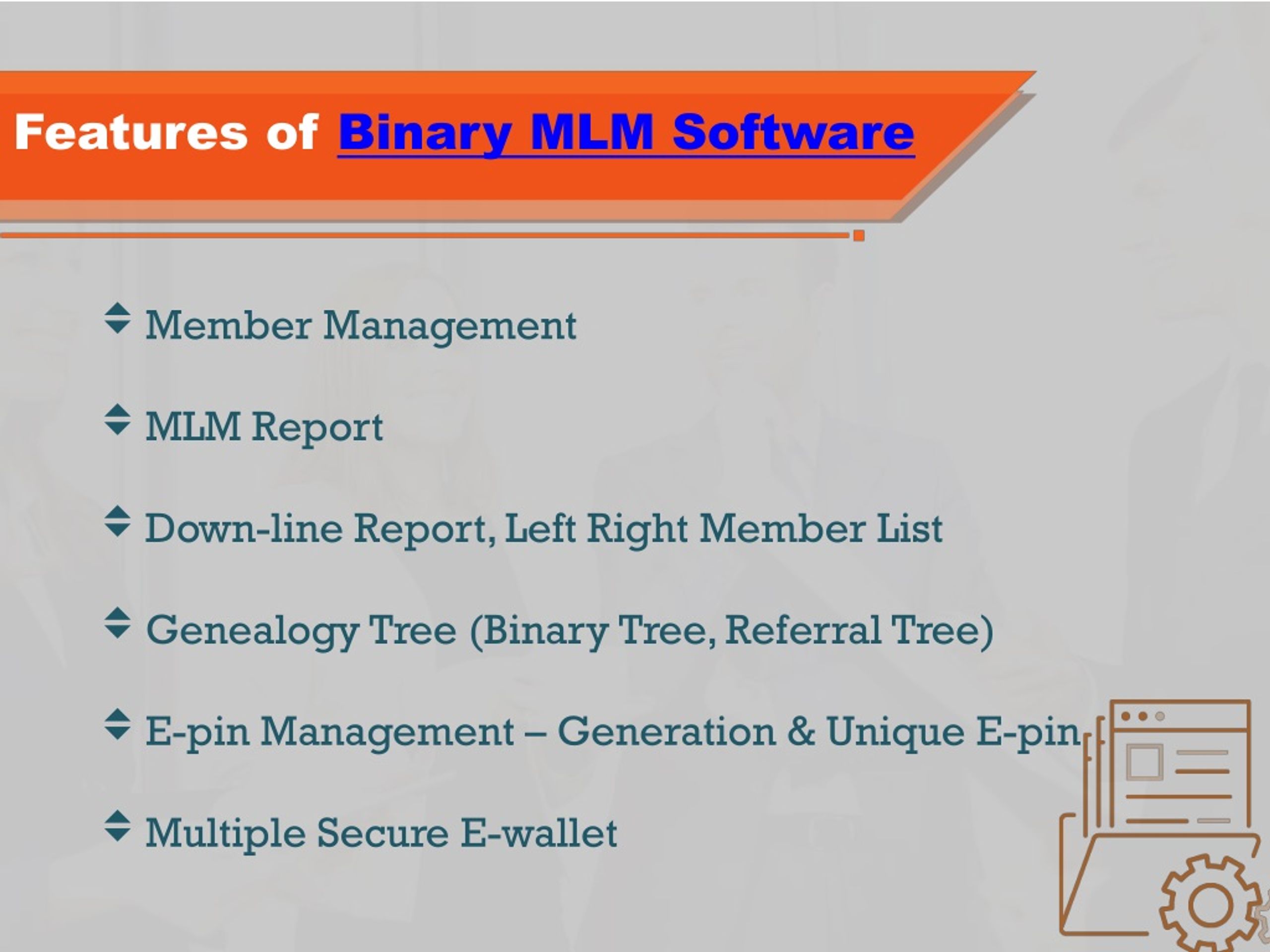 PPT How Does Binary Mlm Plan Works And What Are The Features