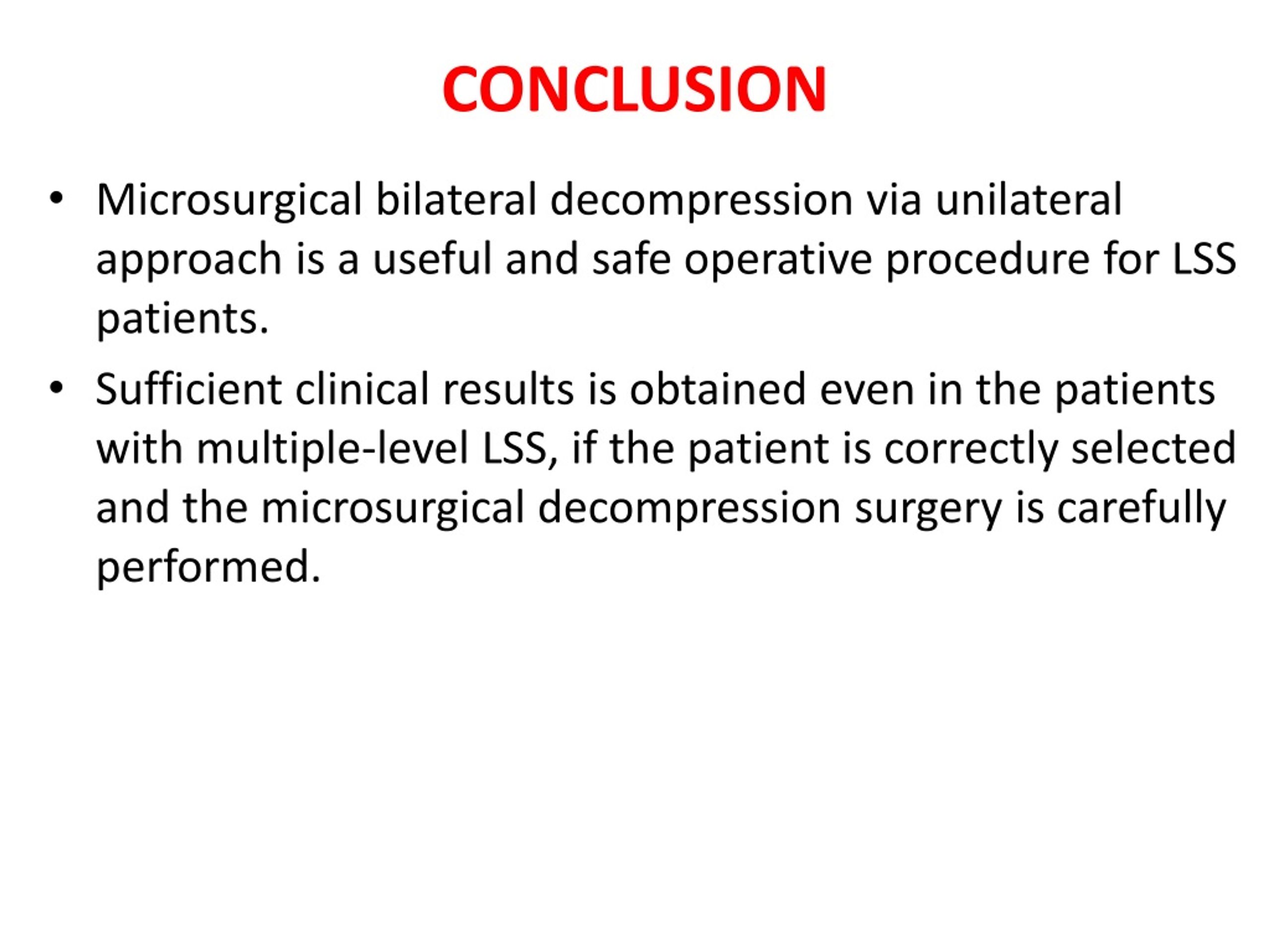 Ppt Lumbar Spinal Stenosis Decompression Powerpoint Presentation