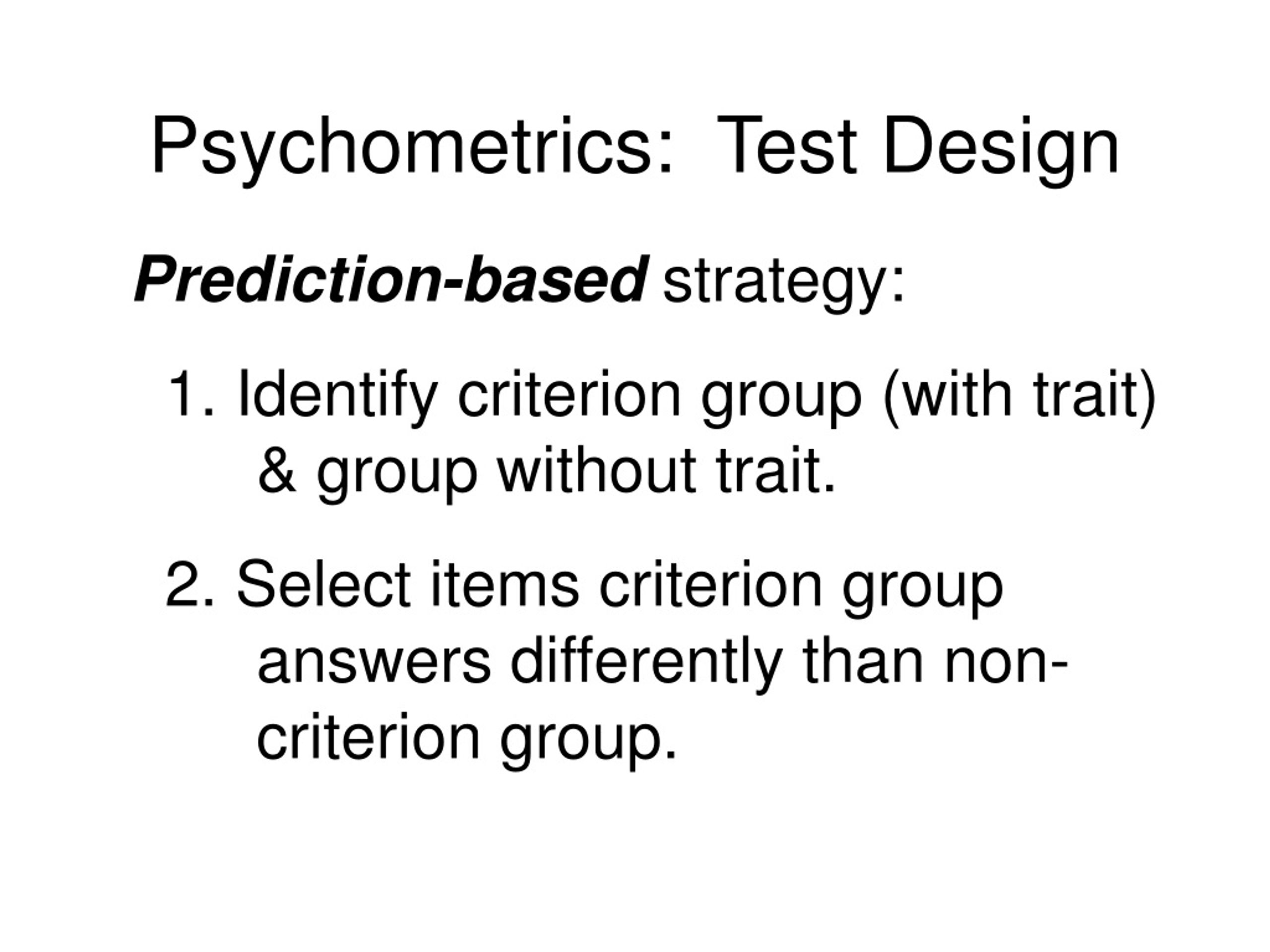 Ppt Psychometrics Statistical Concepts Powerpoint Presentation Id