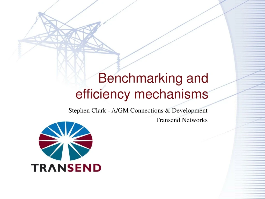 PPT Benchmarking And Efficiency Mechanisms PowerPoint Presentation