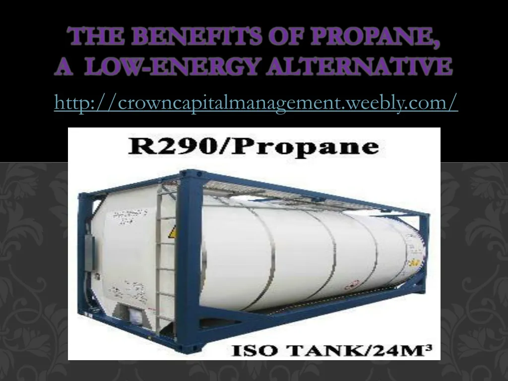 the benefits of propane a low energy alternative n.