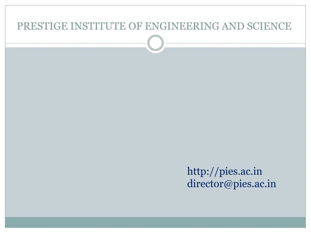 prestige institute of engineering and science n.