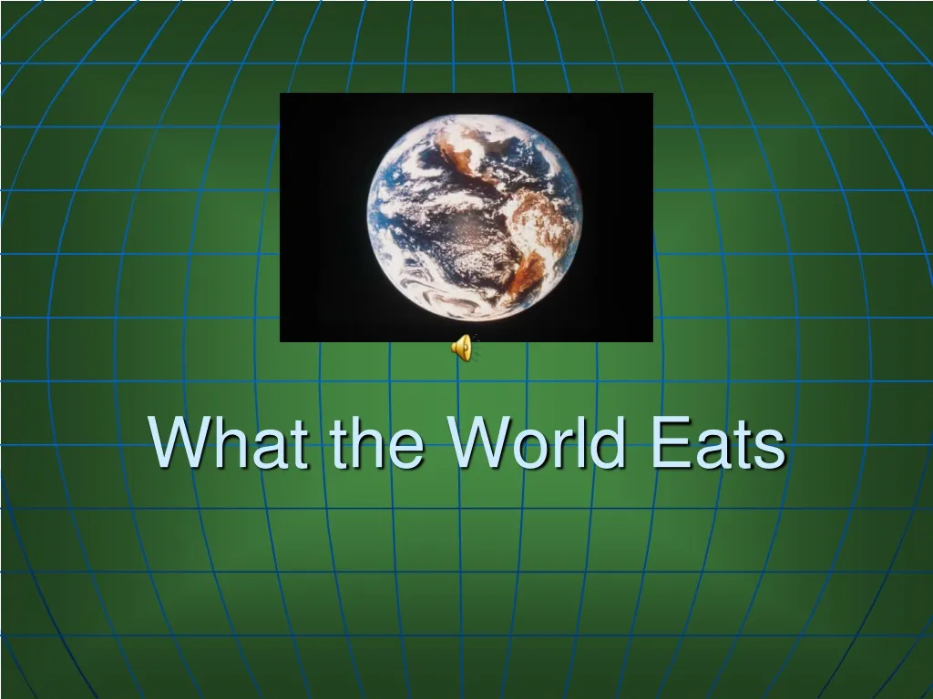 what the world eats n.