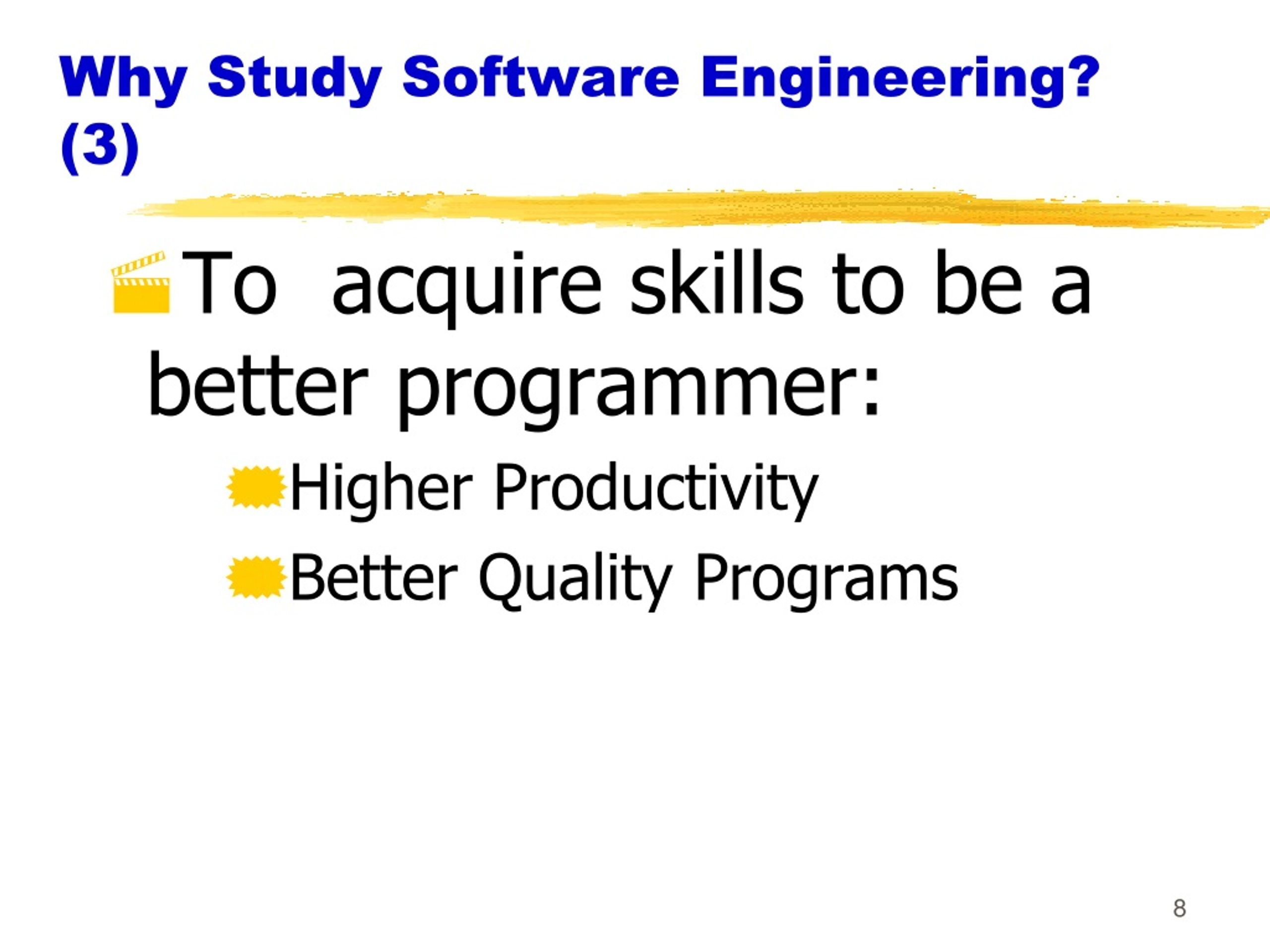 why study software engineering essay