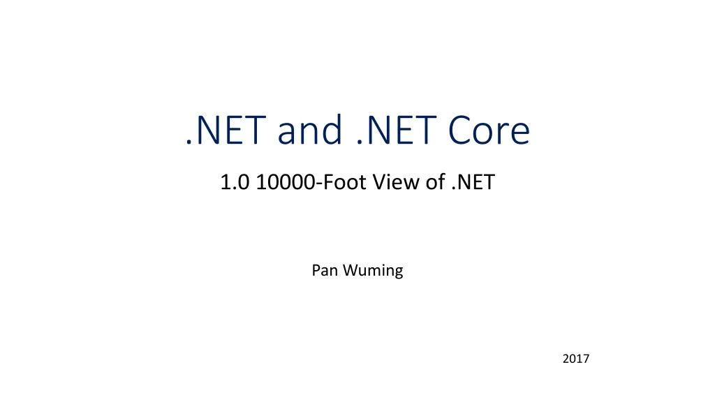 net and net core n.