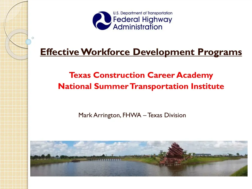 effective workforce development programs texas n.
