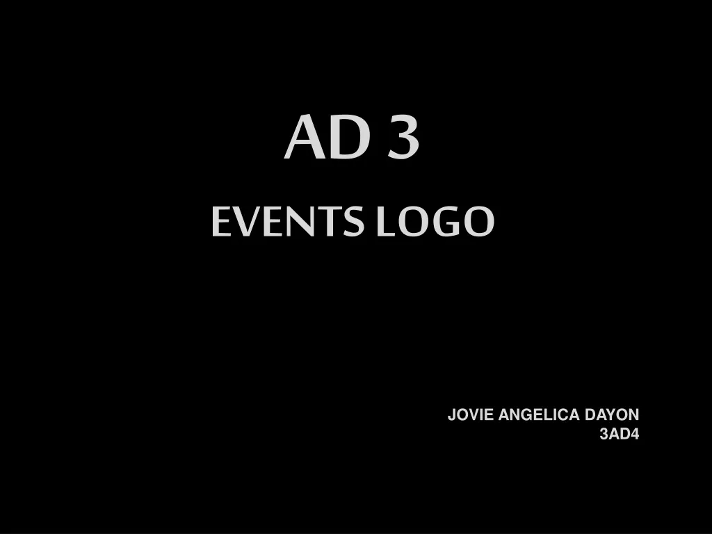 ad 3 events logo jovie angelica dayon 3ad4 n.