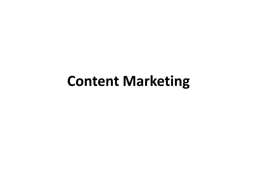 content marketing n.