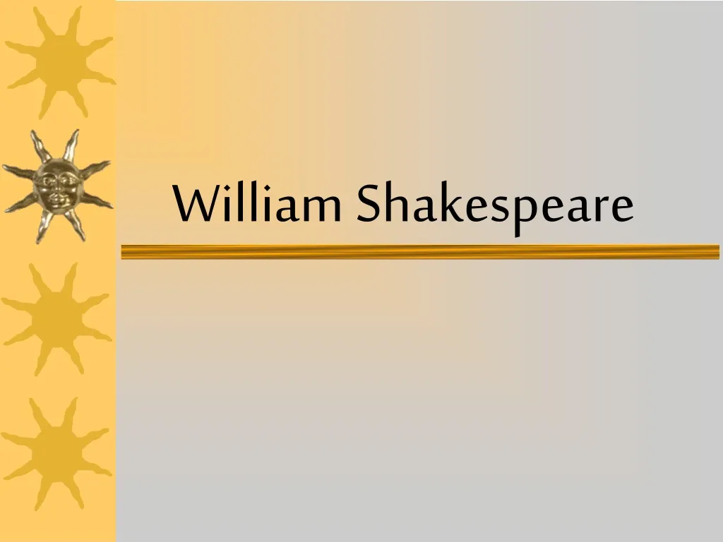 PPT - William Shakespeare PowerPoint Presentation, free download - ID ...