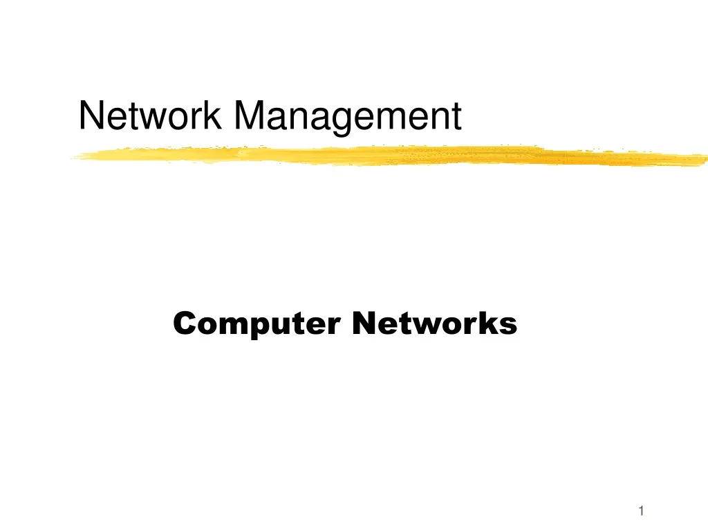 network management n.
