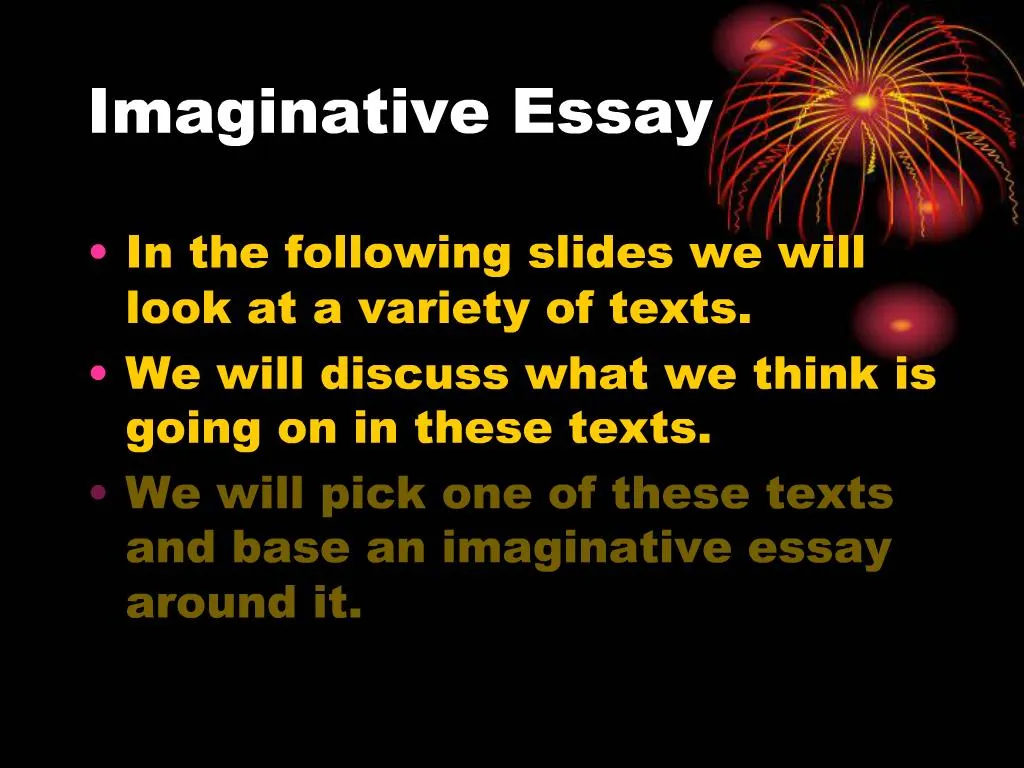 imaginative essay structure