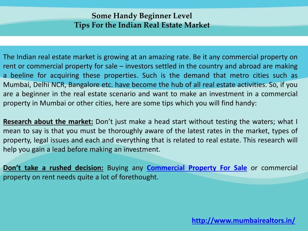 the indian real estate market is growing n.