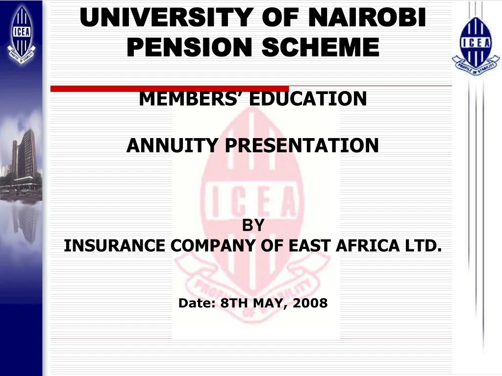 university of nairobi pension scheme members n.