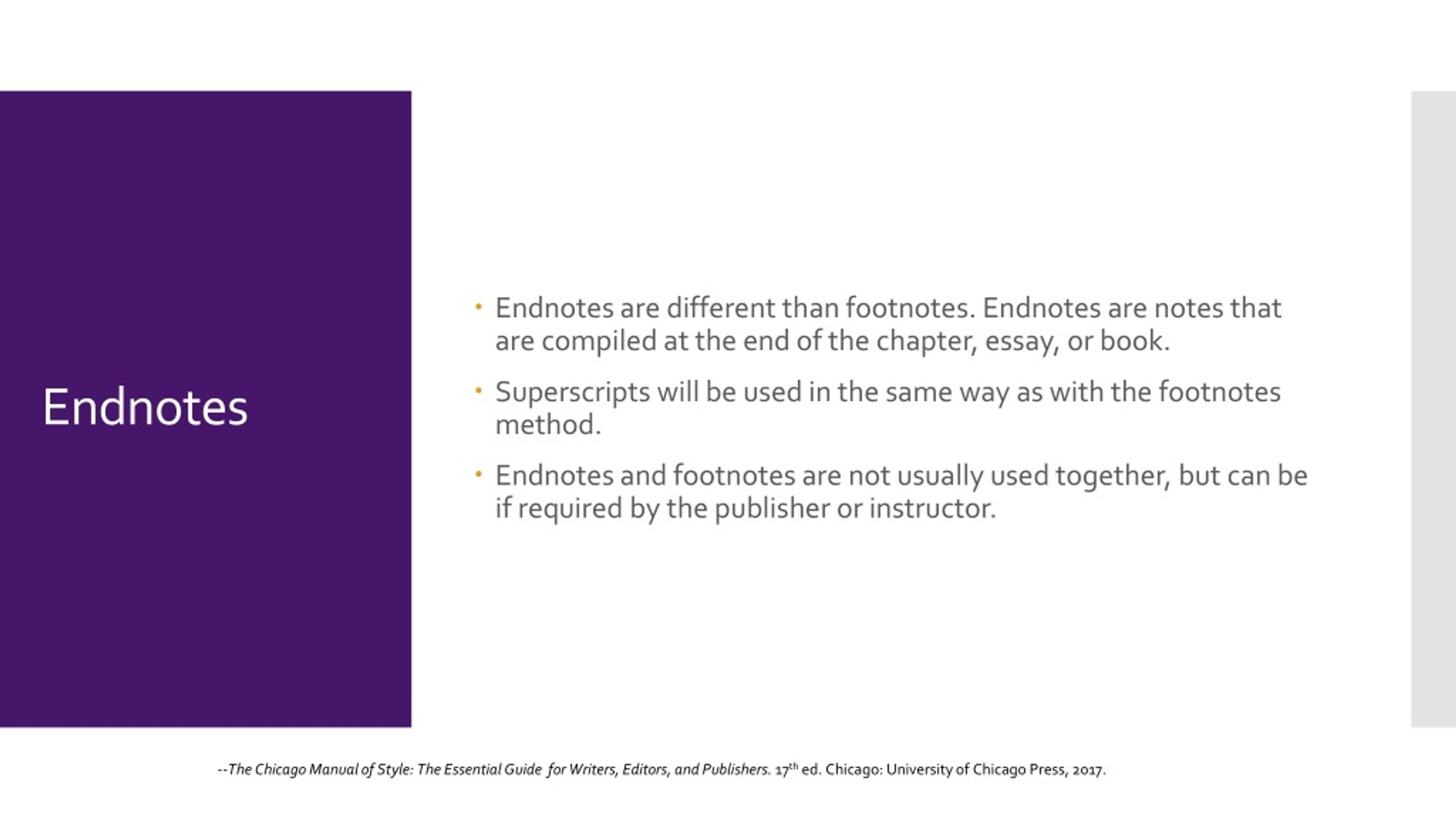 endnote example chicago