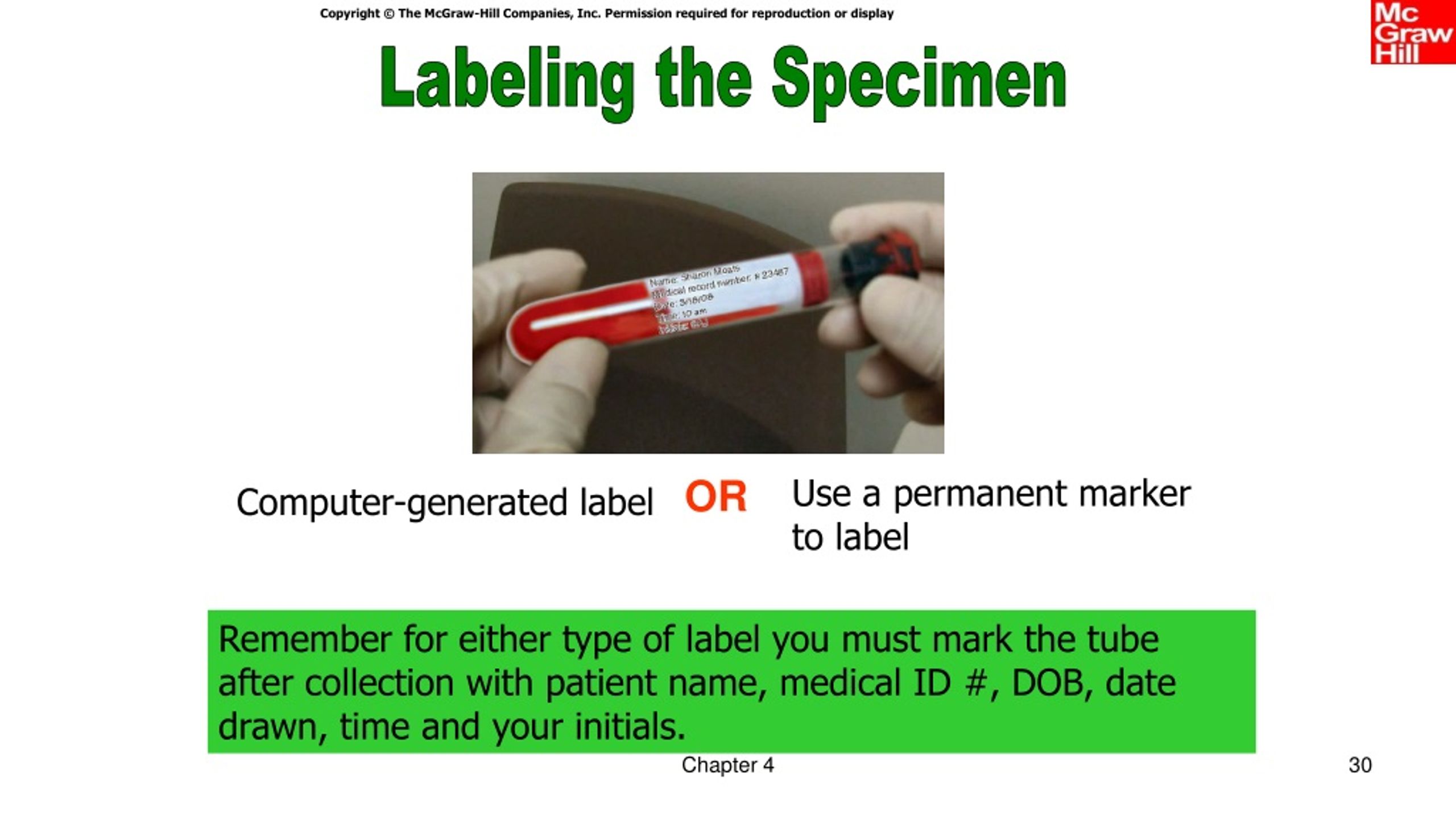 case study 8 1 patient id and specimen labeling
