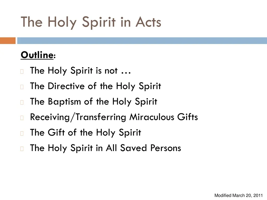 the holy spirit in acts n.
