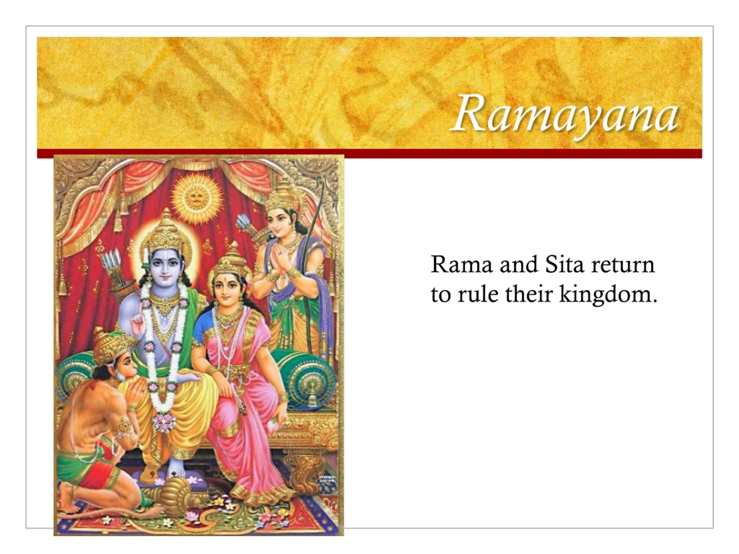  PPT  The Mahabharata and The Ramayana  PowerPoint 