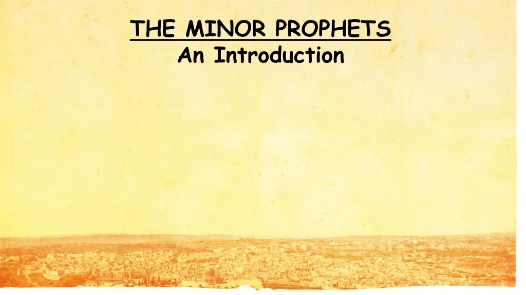 the minor prophets an introduction n.