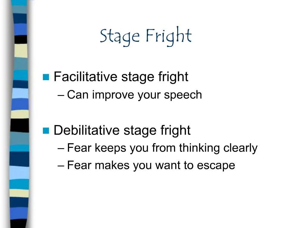 PPT - Stage Fright PowerPoint Presentation, free download - ID:1030636