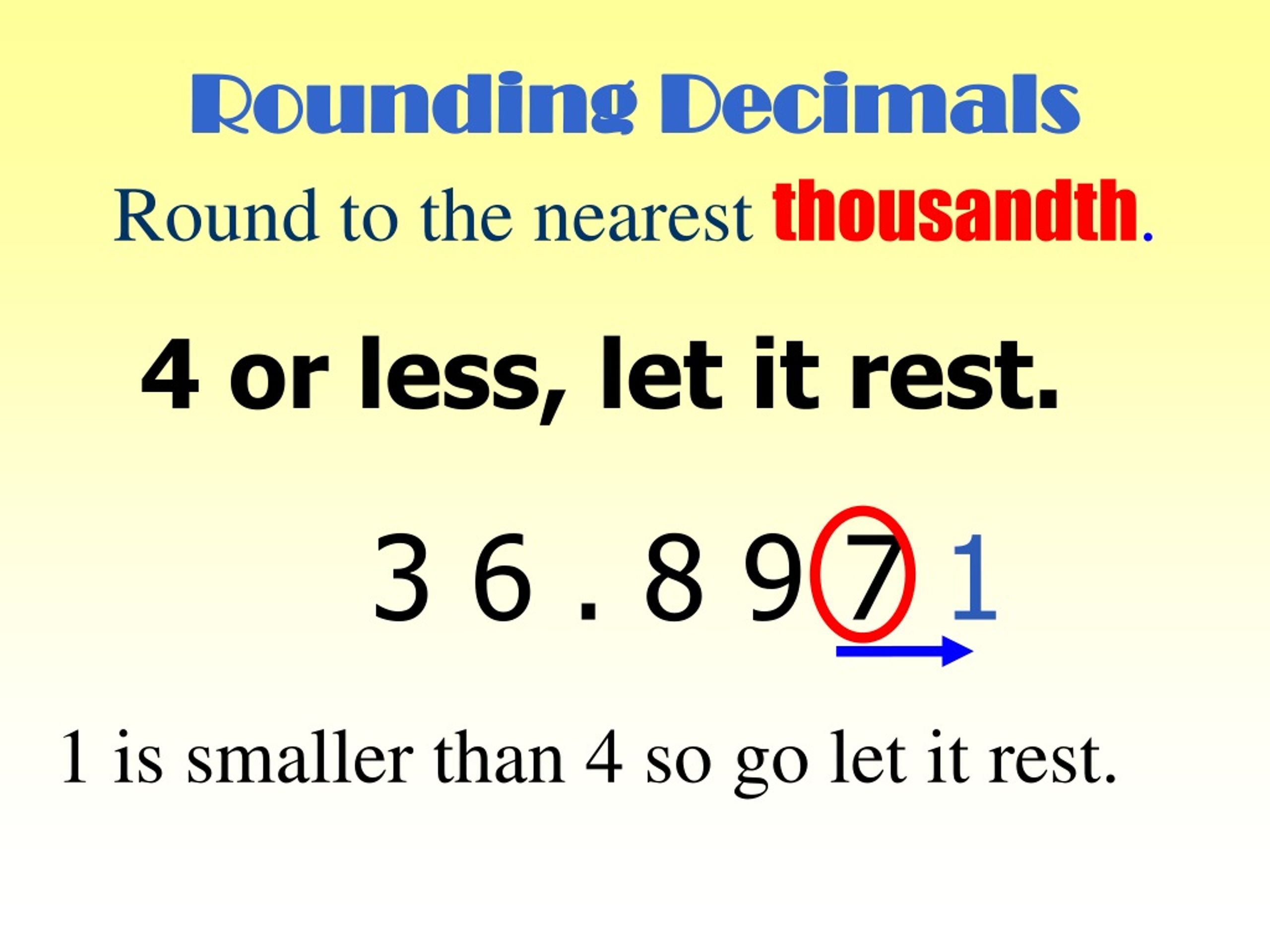 How Do You Explain Rounding Off Numbers