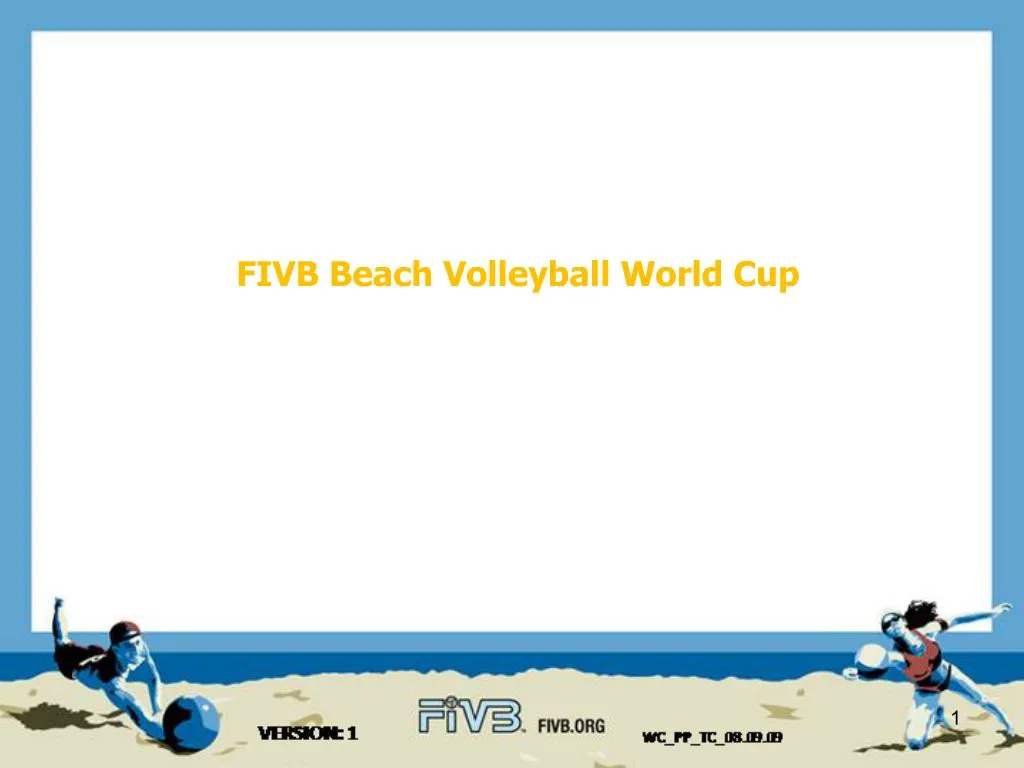 presentation about beach volleyball