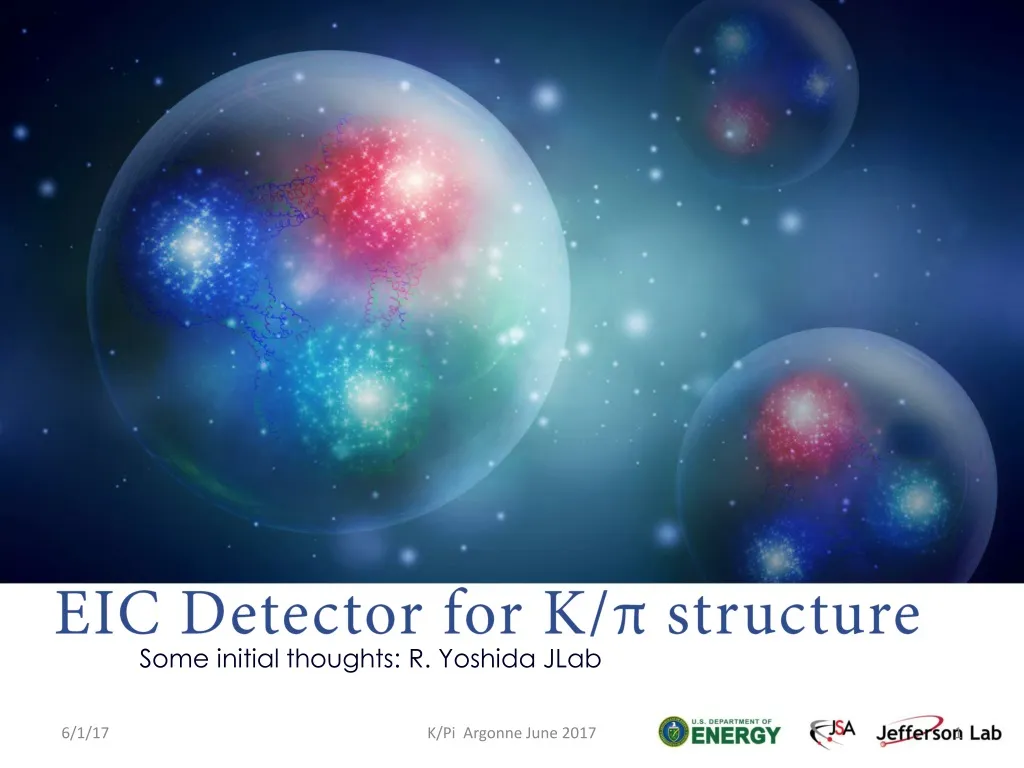 eic detector for k structure n.