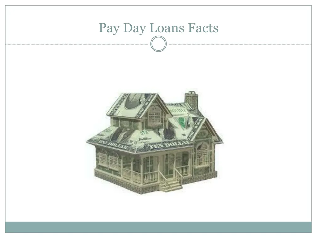 pay day loans facts n.