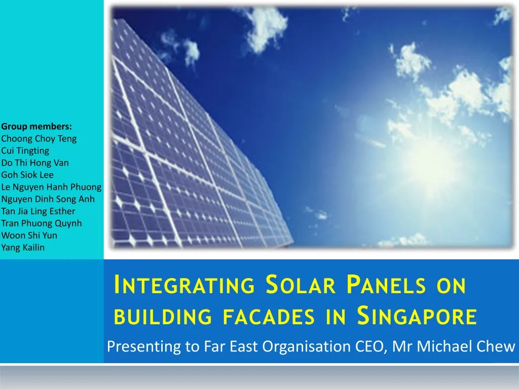 integrating solar panels on building facades in singapore n.