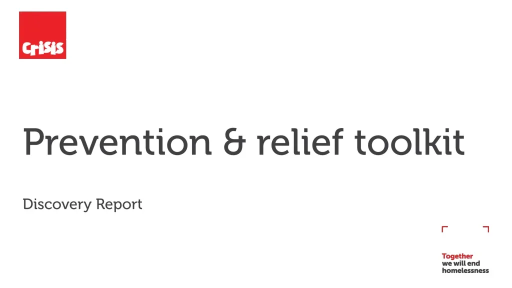 prevention relief toolkit n.