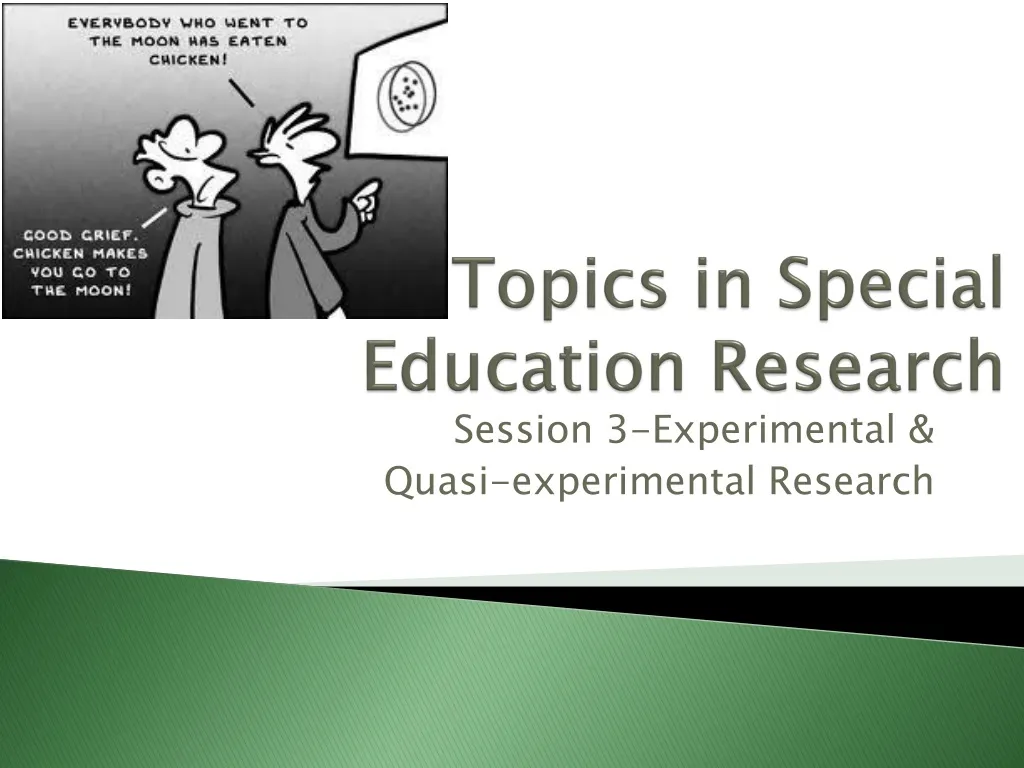 special education research topic