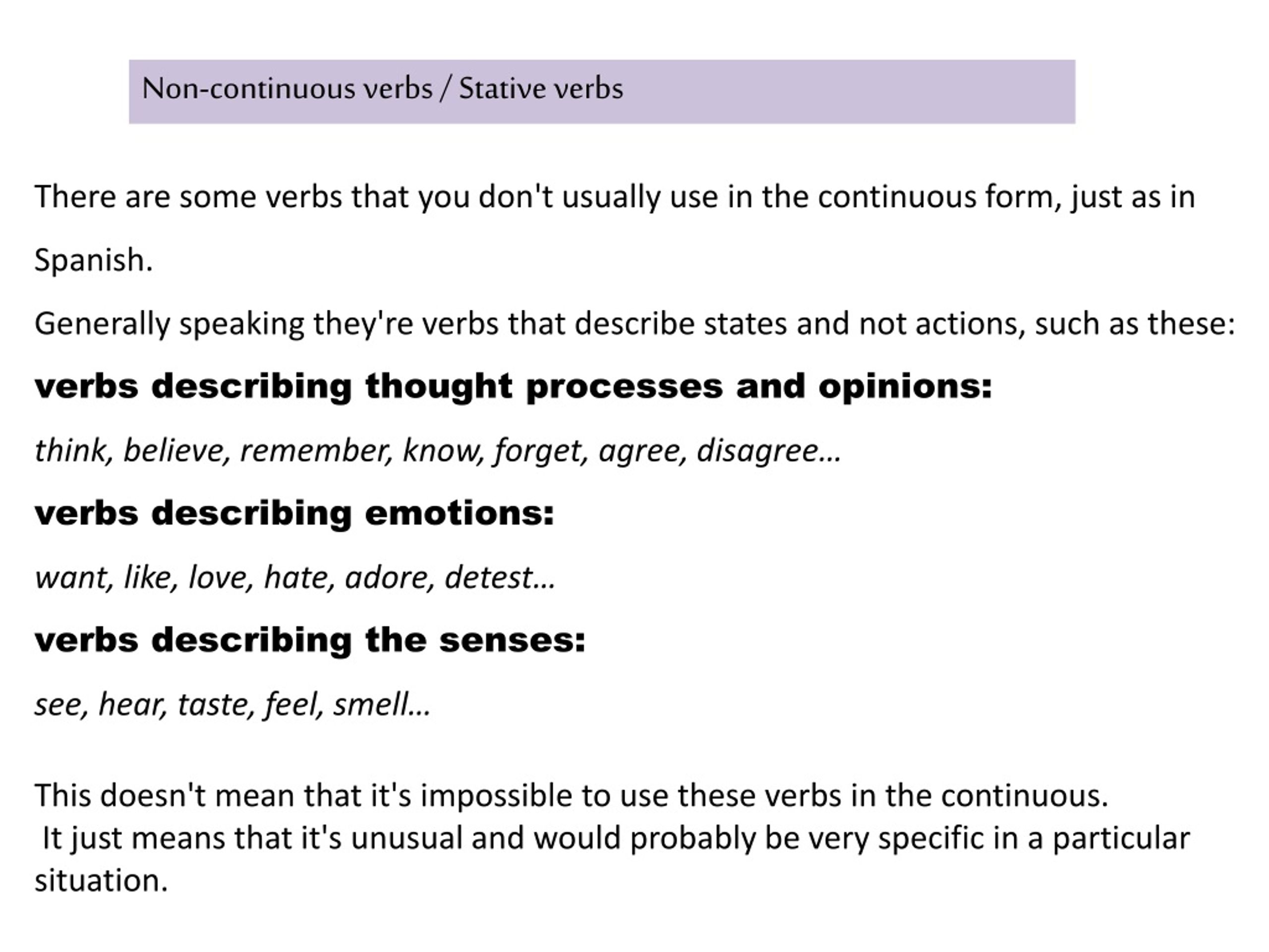 Non continuous verbs. Continuous non Continuous verbs. Глаголы non Continuous verbs. Non Continuous verbs list.