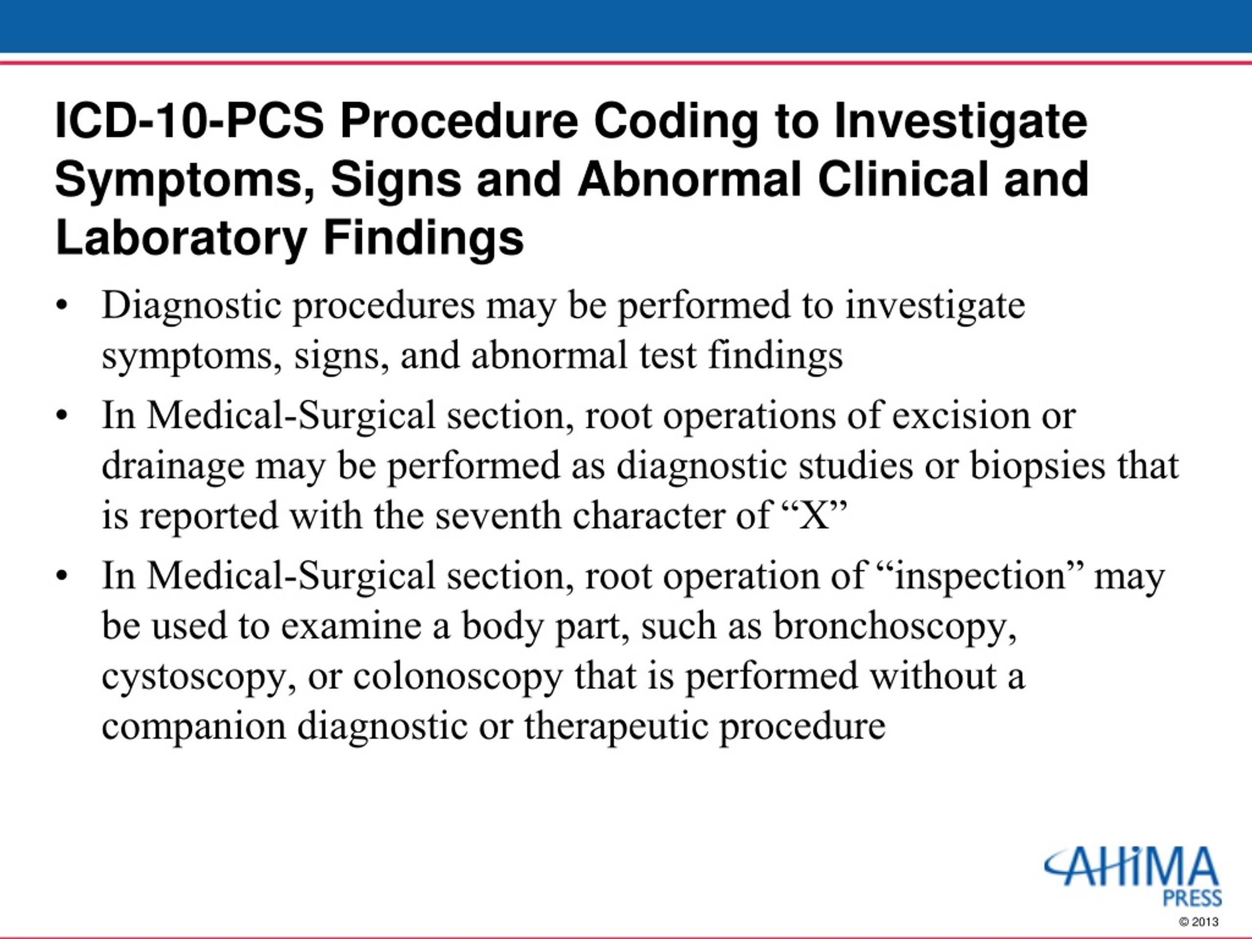 PPT - Basic ICD-10-CM/PCS Coding 2013 Edition PowerPoint Presentation