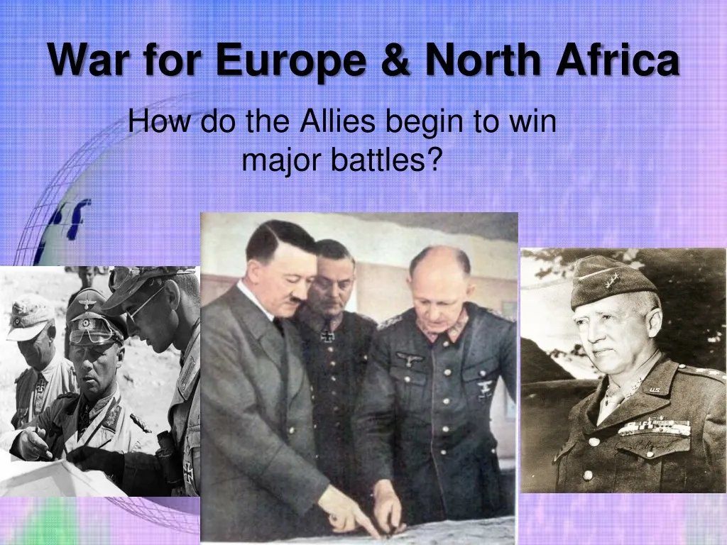war for europe north africa n.