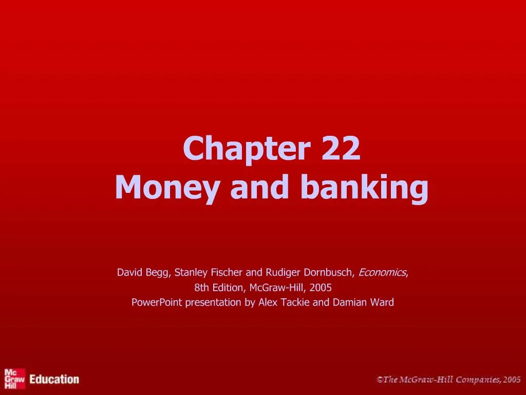PPT Chapter 22 Money and banking PowerPoint Presentation, free