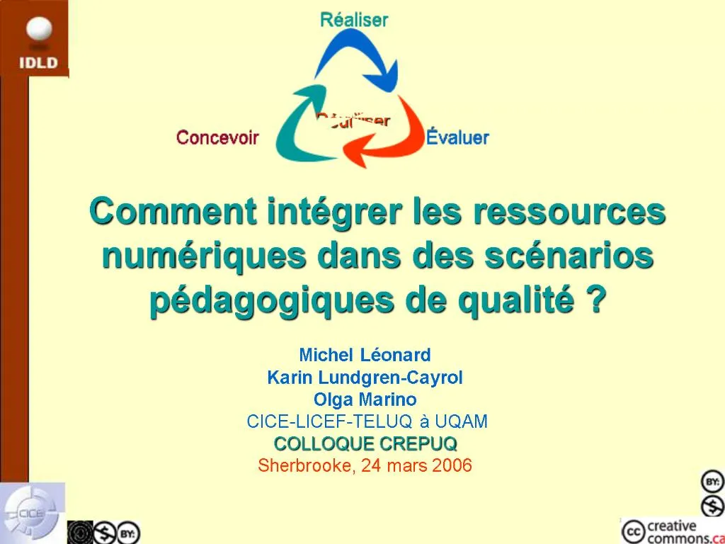 PPT - Comment Int Grer Les Ressources Num Riques Dans Des Sc Narios P ...