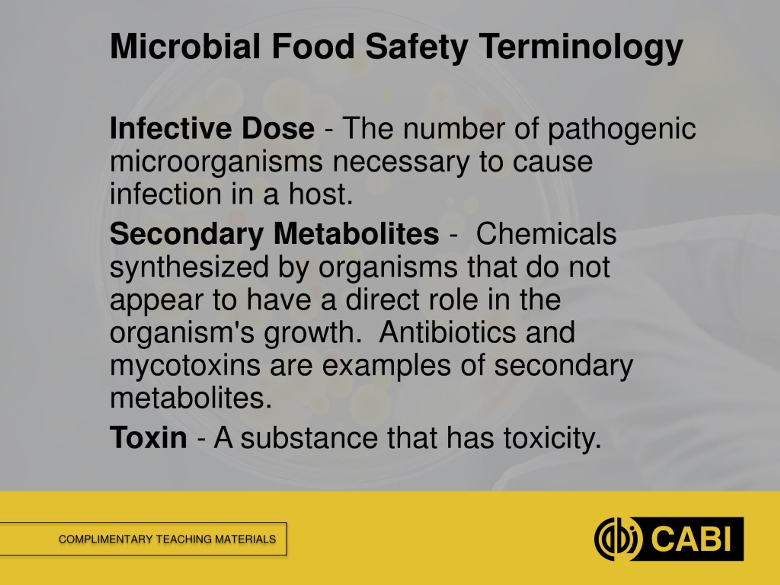 Ppt Microbial Food Safety A Food Systems Approach Powerpoint Presentation Id