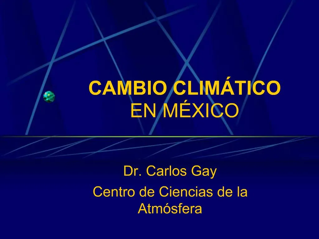 Ppt Cambio Clim Tico En M Xico Powerpoint Presentation Free Download Id