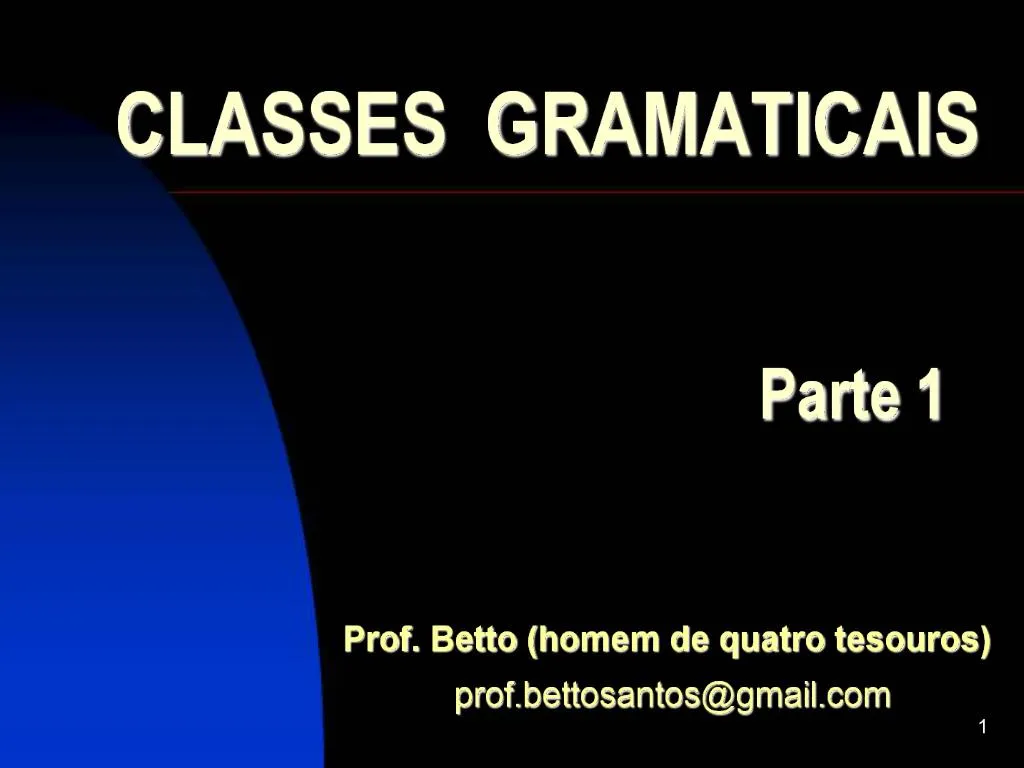 Ppt Classes Gramaticais Powerpoint Presentation Free Download Id