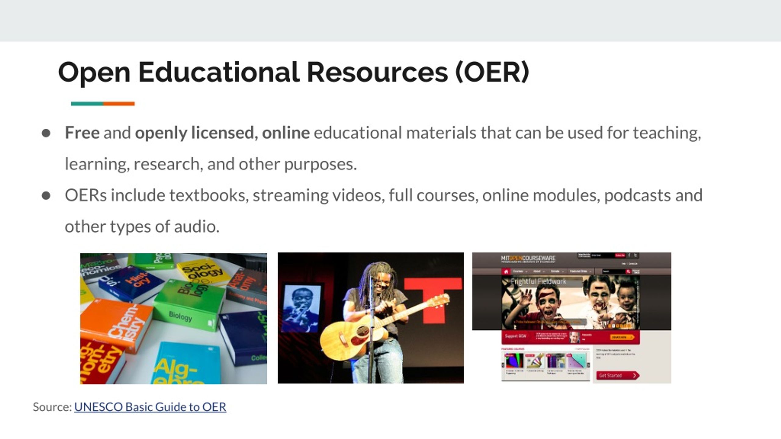 presentation for open educational resources
