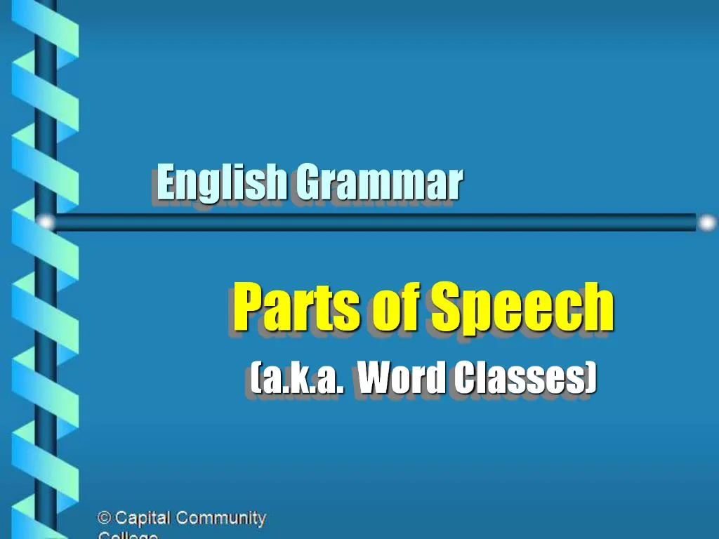 PPT - English Grammar PowerPoint Presentation, free download - ID:1080559