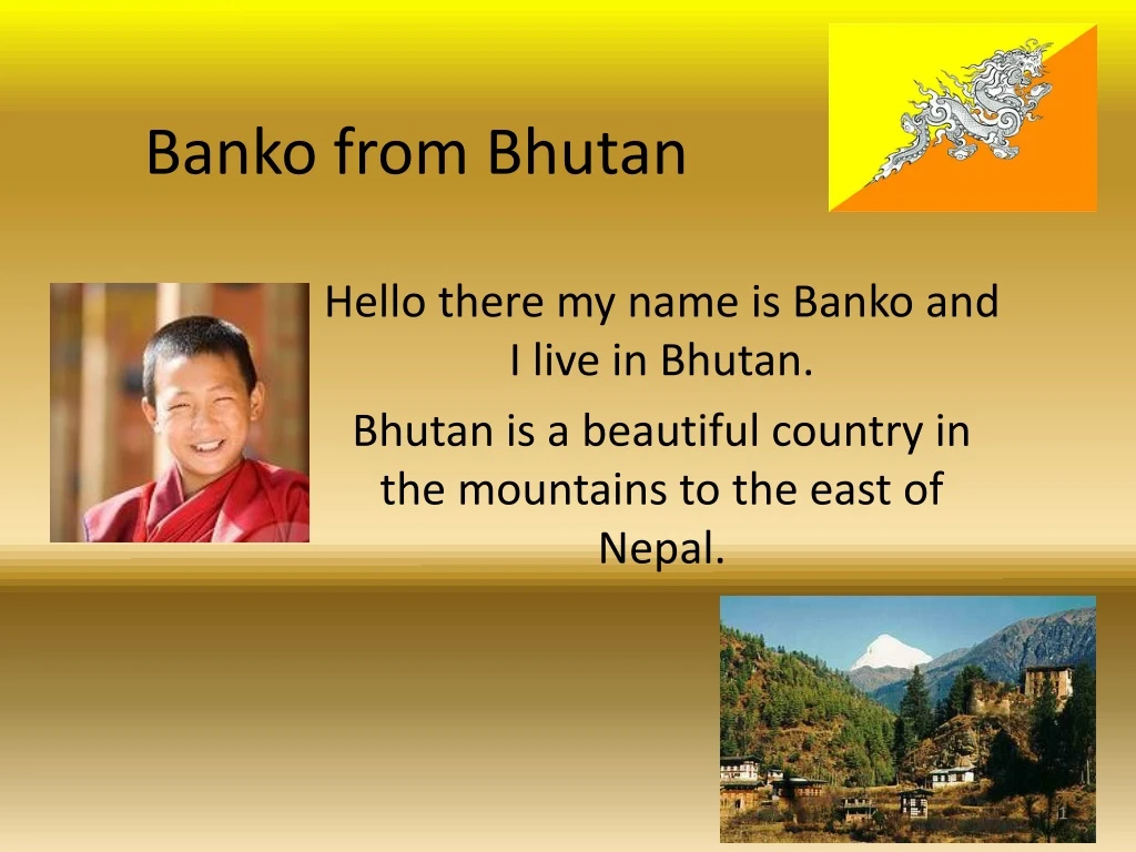banko from bhutan n.
