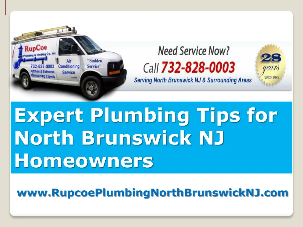 expert plumbing tips for north brunswick n.