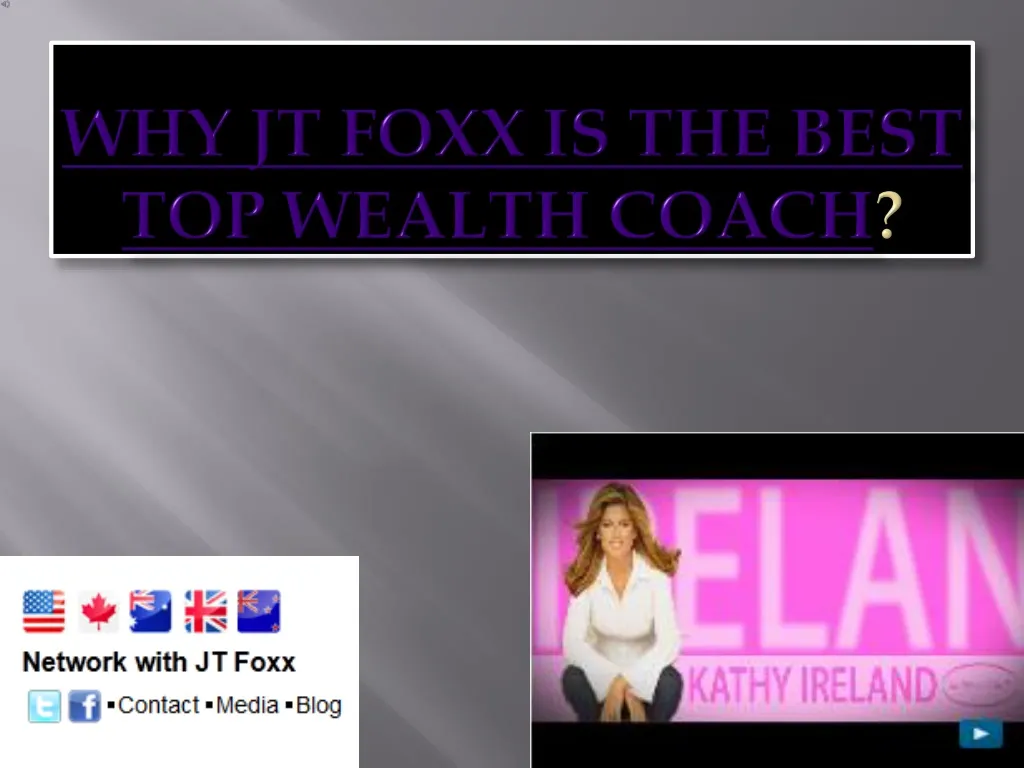 why jt foxx is the best top wealth coach n.