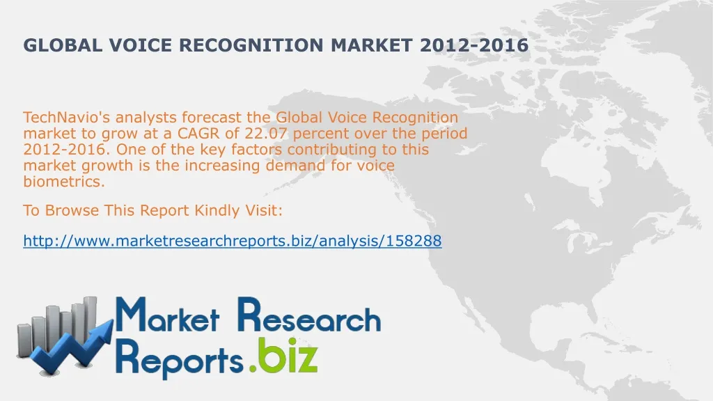 global voice recognition market 2012 2016 n.